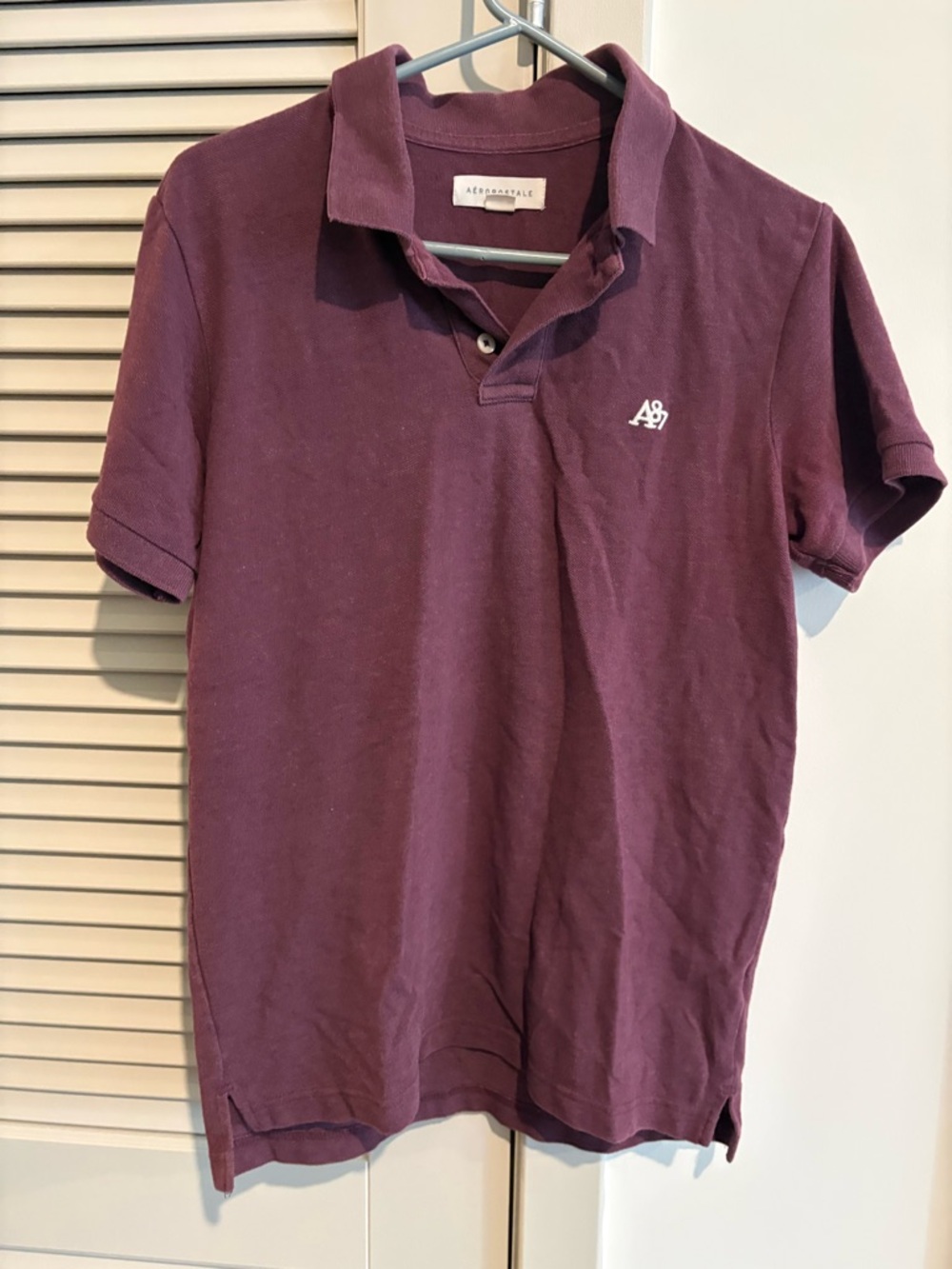 Aeropostale Men's Burgundy Polo Shirt*Sz. Medium